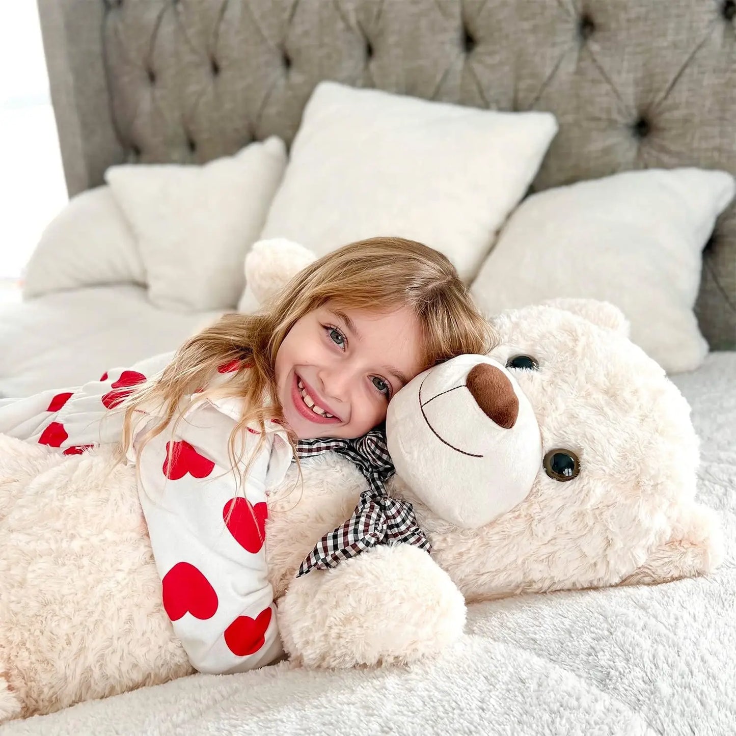 Giant 4 Feet Stuffed Life Size Teddy for Girlfriend Boyfriend Wife Children